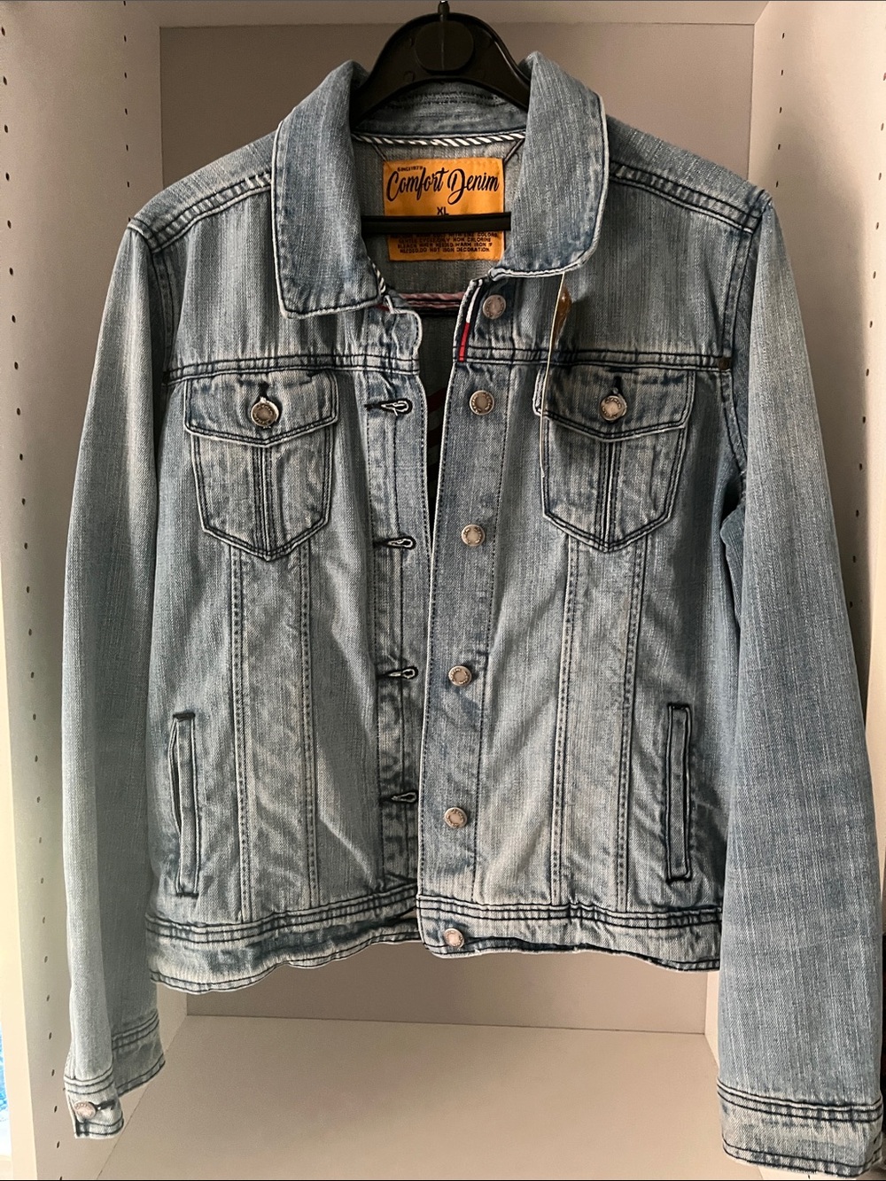 Tommy Hilfiger Light Blue Denim Jean Jacket